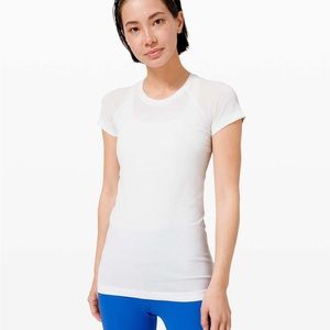Lululemon Swiftly Tech Normal Length In White, Size 4